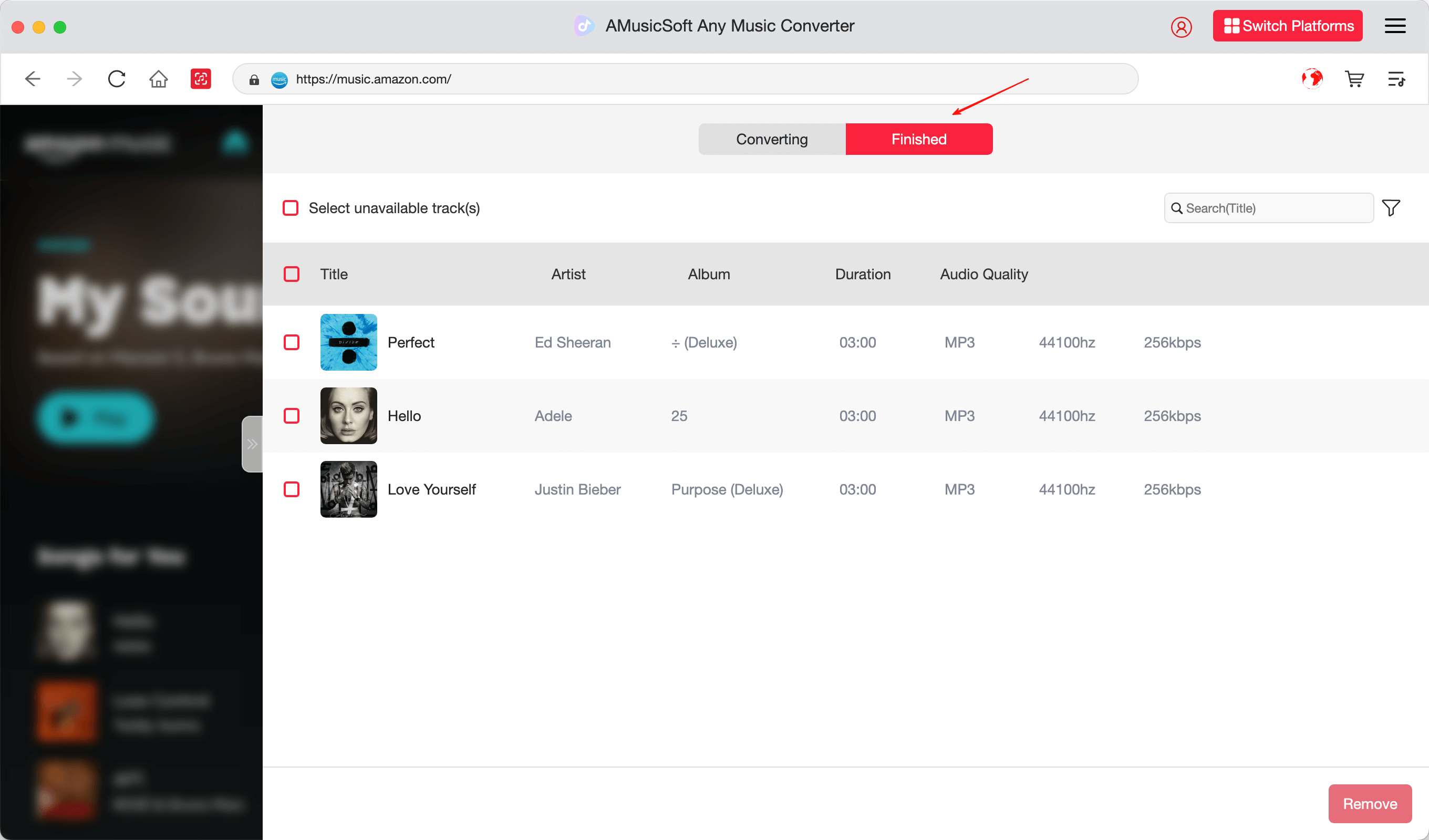 View downloaded Amazon Music without DRM