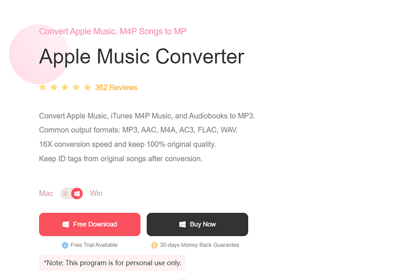 很棒的Apple Music Converter