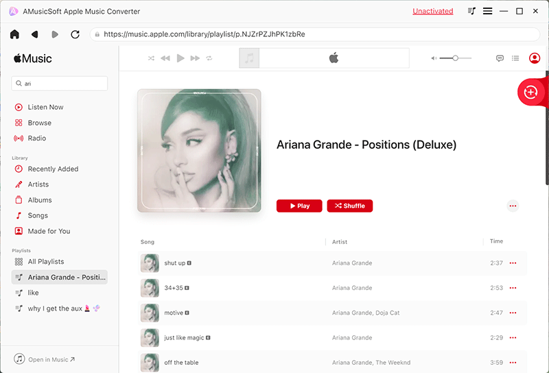 Add Apple Music To AMusicSoft
