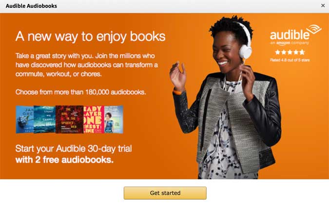 Get Free Audiobooks From Audible Trial