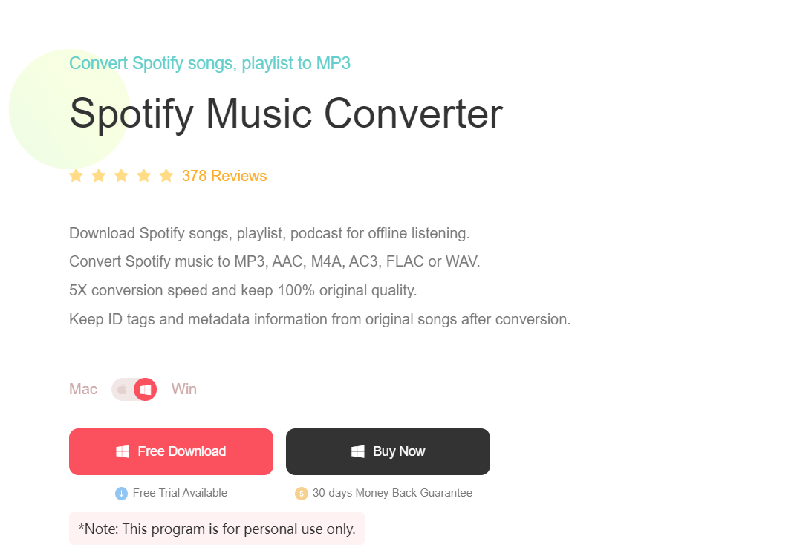 サブスクリプション解除後もSpotifyミュージックを維持する AMusicSoft Spotify Music Converter