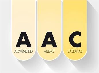 AAC 오디오 형식 유형