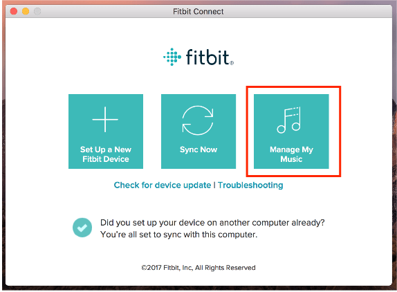 Apple 음악 노래를 Fitbit으로 전송