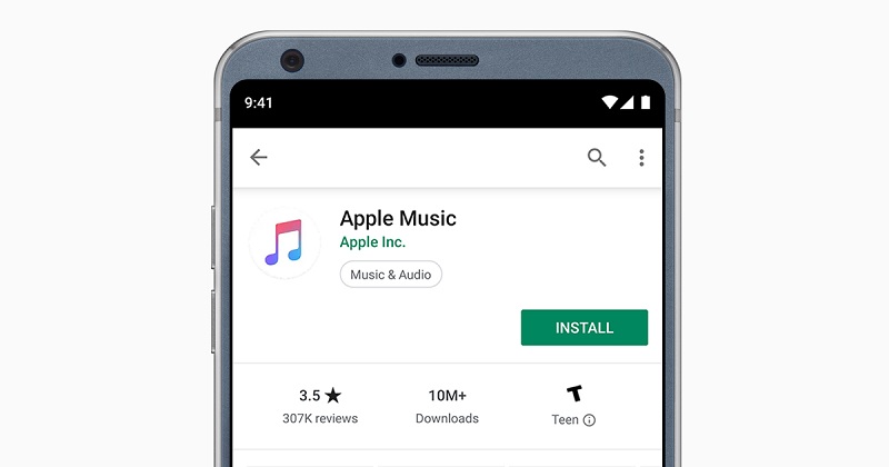 Download Apple Music on Google Store