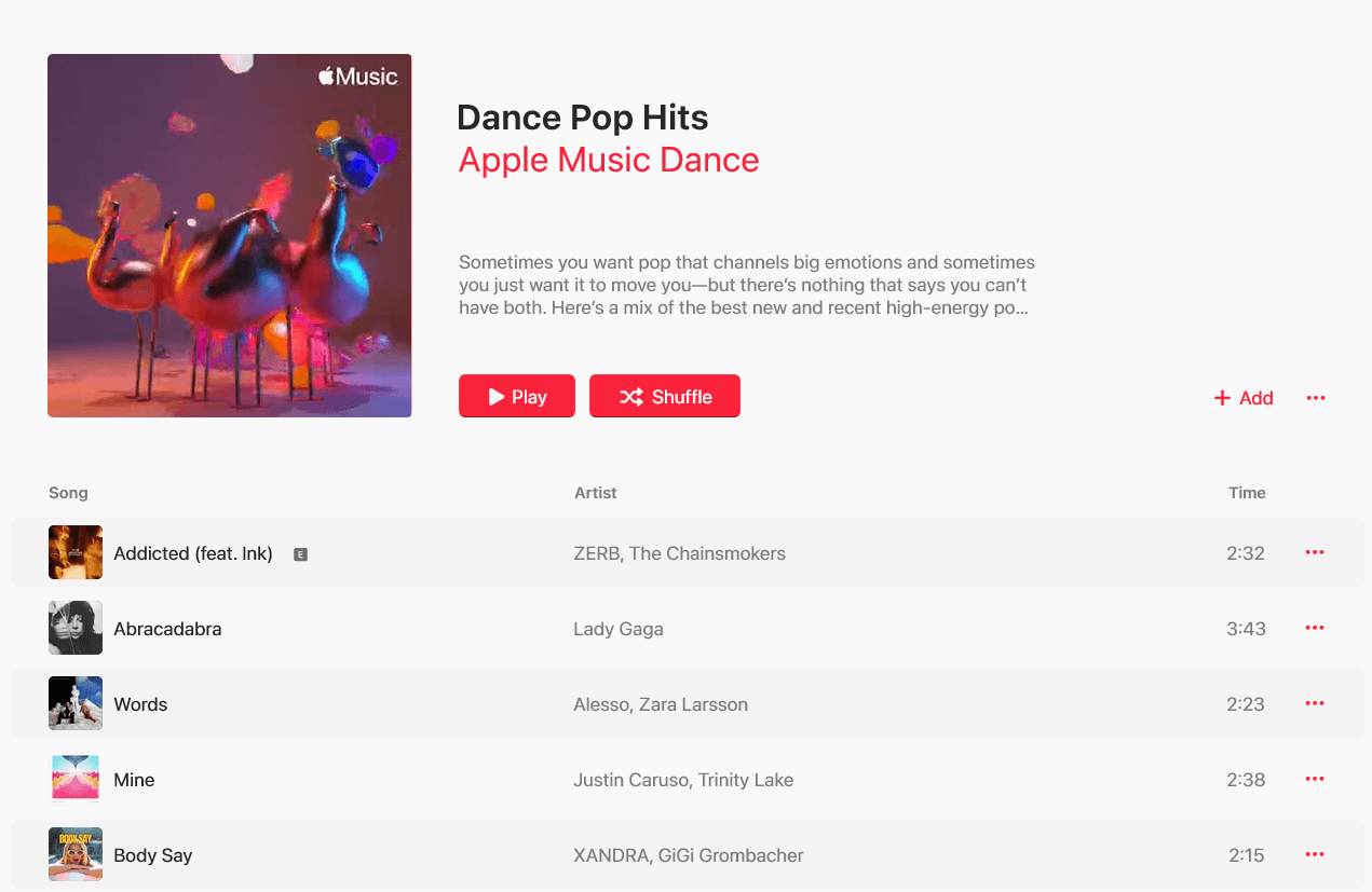 Dance Pop Hits