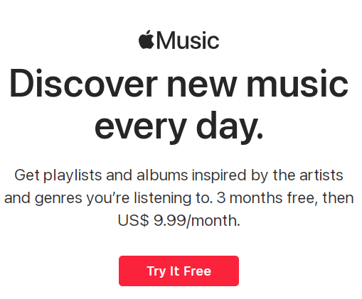 Google Music Vs. Apple Music: Apple Music Subscription