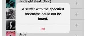 Apple Music no se descarga debido a un error del servidor