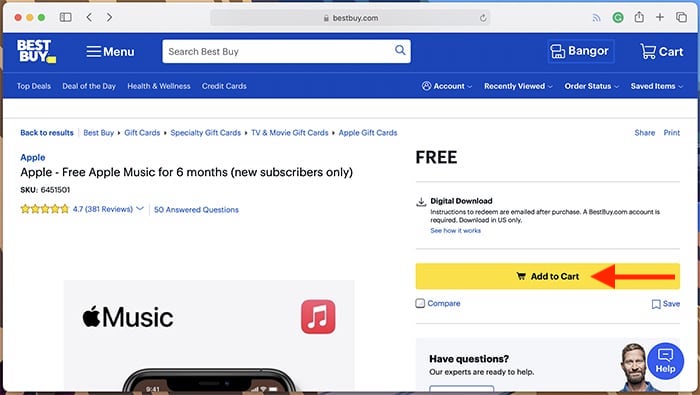 Get 6 Months Free Apple Music Via Bestbuy to Get Apple Music Hack