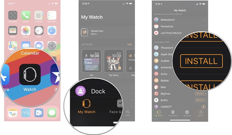 Instalar Audible en Apple Watch