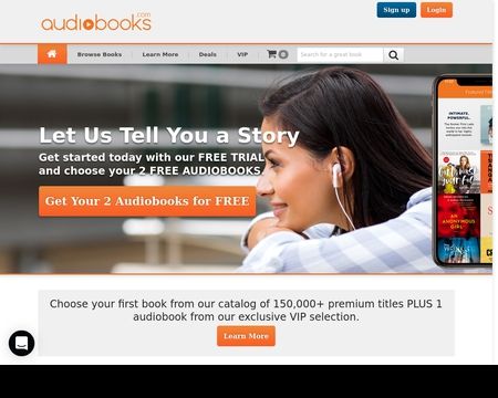 使用Audiobooks.com收聽有聲讀物
