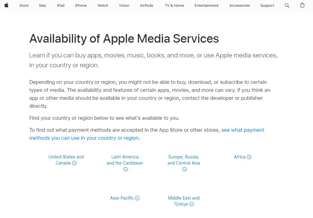 Apple Music 在您所在地区可用