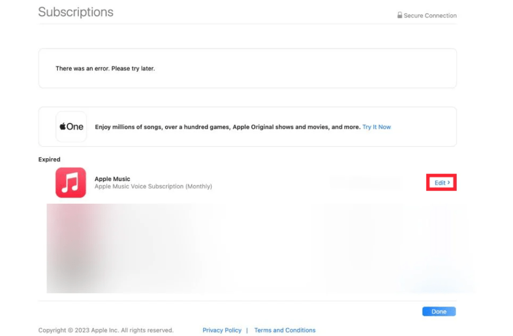 Cancelar la prueba gratuita de Apple Music Mac