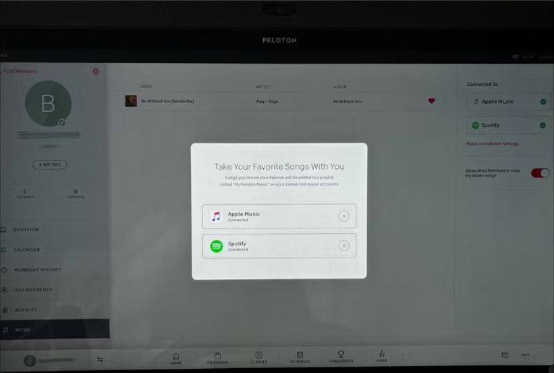 Connect Peloton To Apple Music