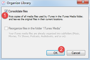 Consolidate iTunes Library