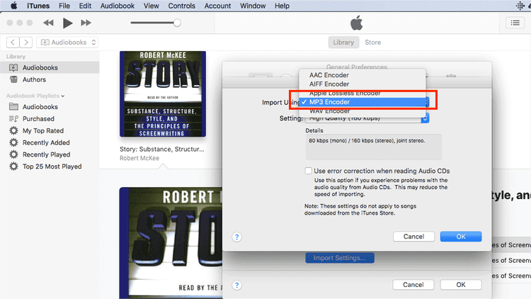 Convert M4B Audiobooks To MP3