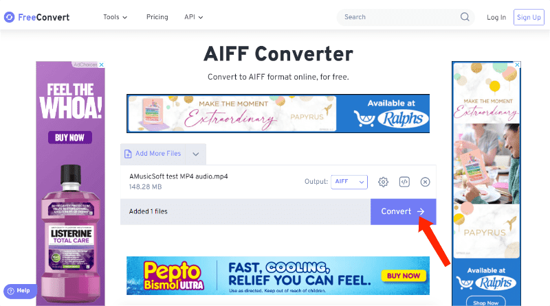 FreeConvert AIFF Converter