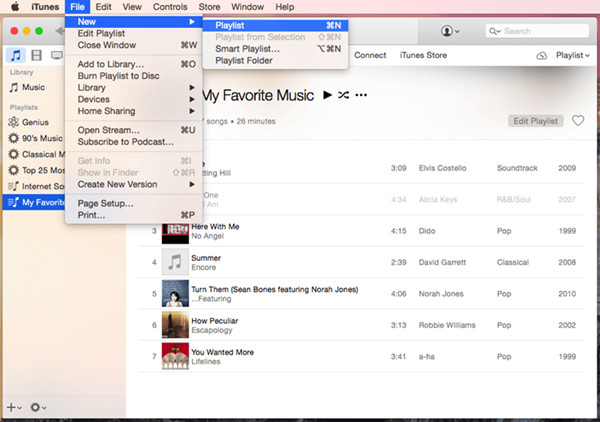 Apple Music geconverteerd naar cd op pc met iTunes