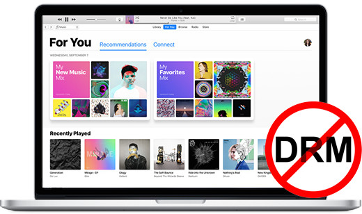 Proteção DRM da Apple Music