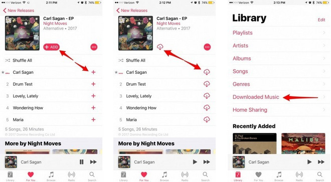 从 Apple Music 下载音乐