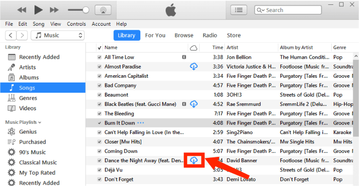 Download Apple-muziek op iTunes