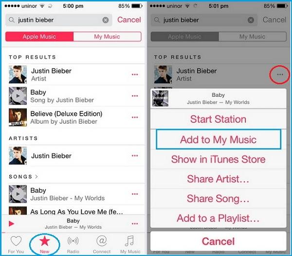Baixe músicas para o iPhone com a assinatura da Apple Music