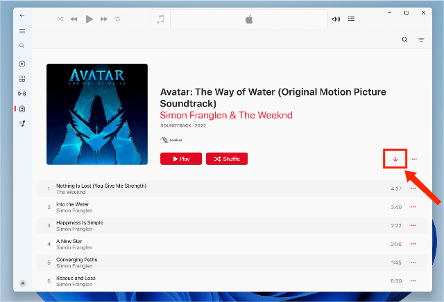 Download Apple Music op Windows 11