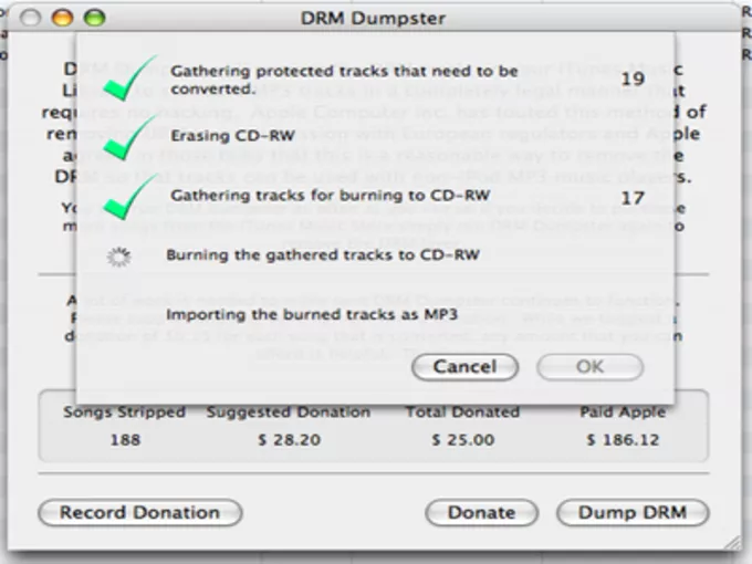 DRM-Dumpster Apple Music DRM-Entfernung