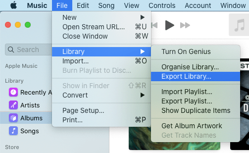 كيفية نقل قائمة التشغيل من iTunes