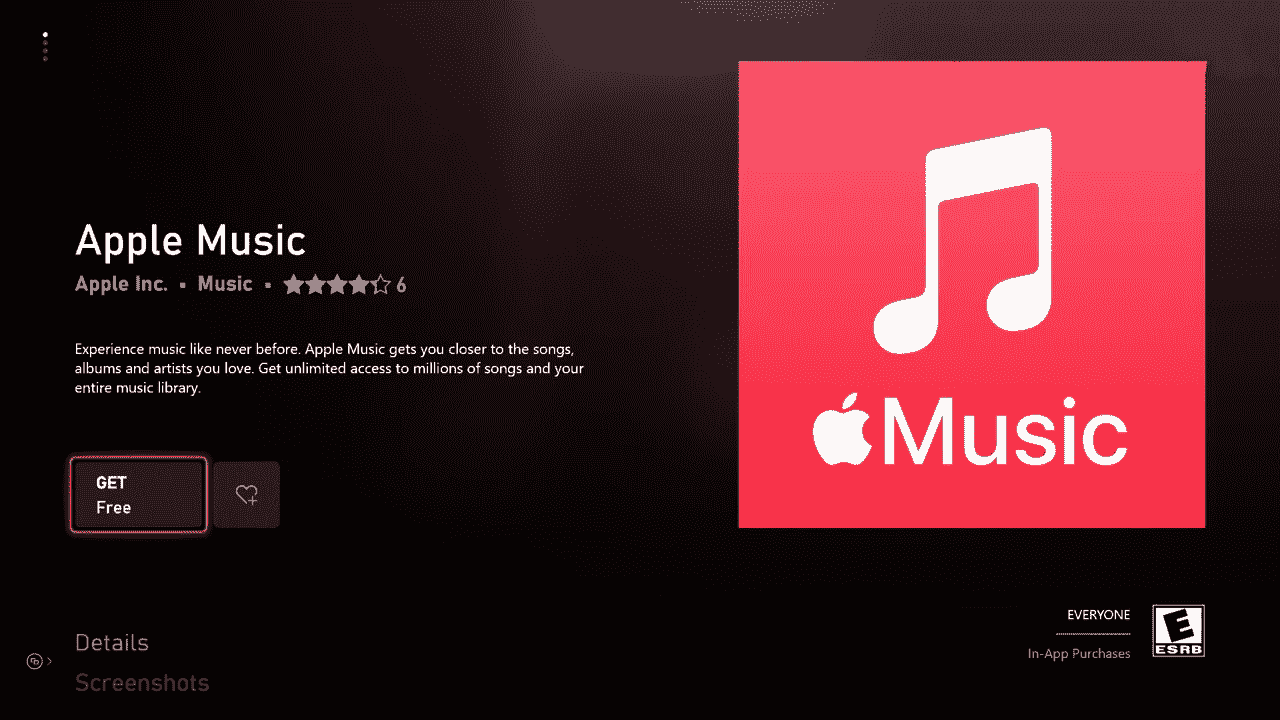 在 Xbox 上获取 Apple Music