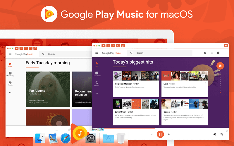 Google Music Vs. Apple Music: Google Music Interface