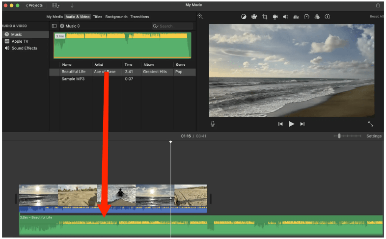 Add Apple Music To iMovie