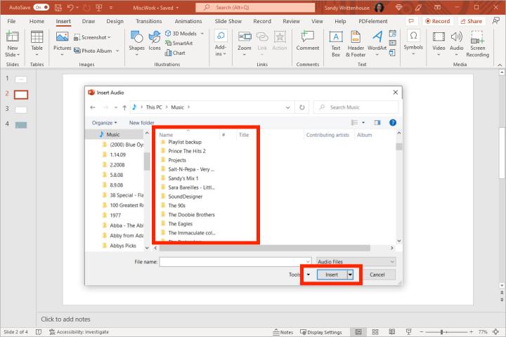 Audio invoegen in PPT