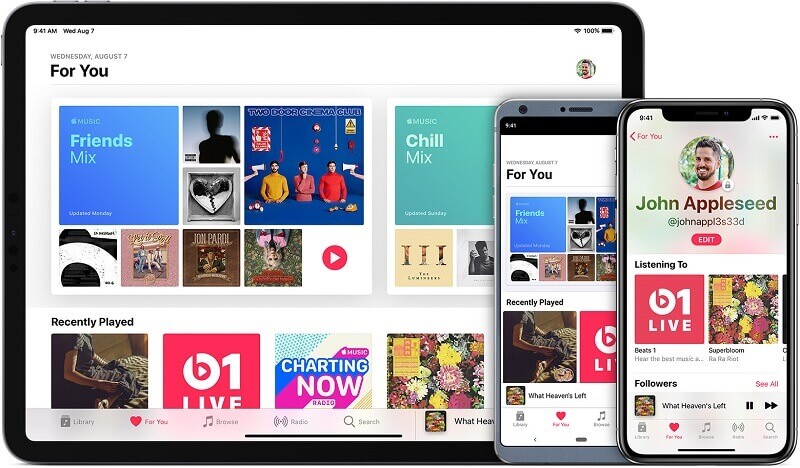 Tocar Apple Music em dispositivos Android