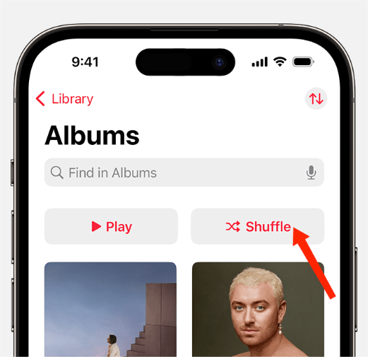 Shuffle Apple Music Library