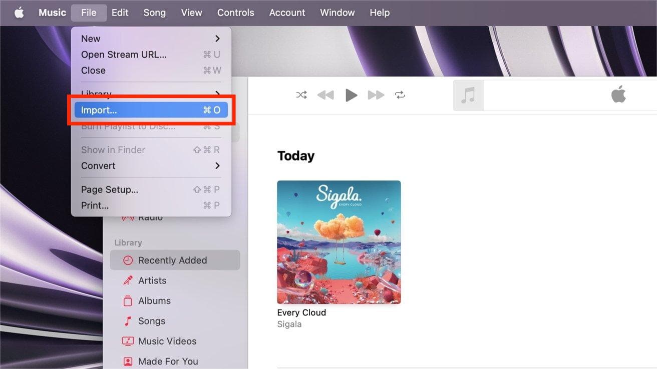 Importa playlist Spotify su Apple Music