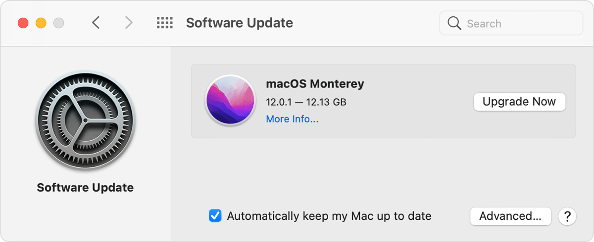 قم بتحديث جهاز كمبيوتر Mac الخاص بك