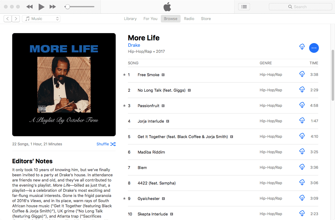 More Life On Apple Music