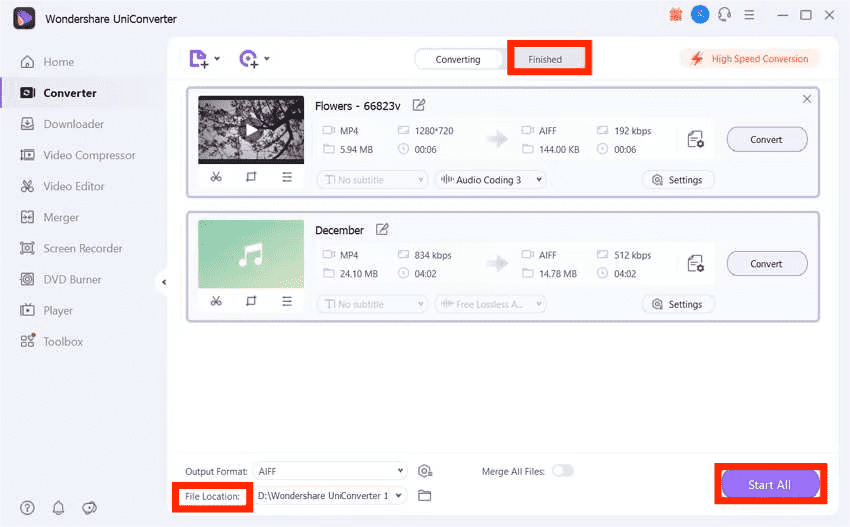 Wondershare Convert MP4