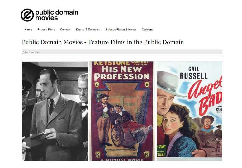 Public Domain Movies Net