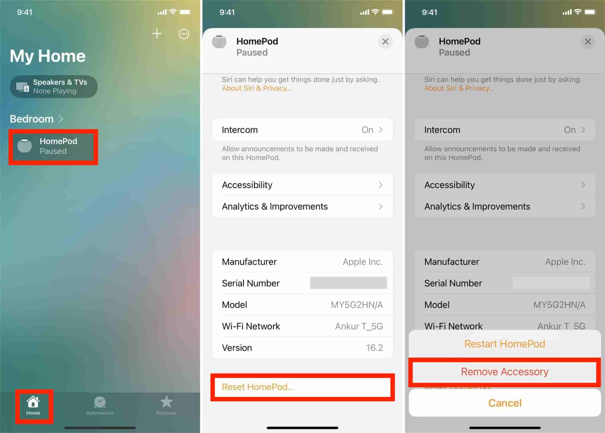 Reset Your HomePod Device