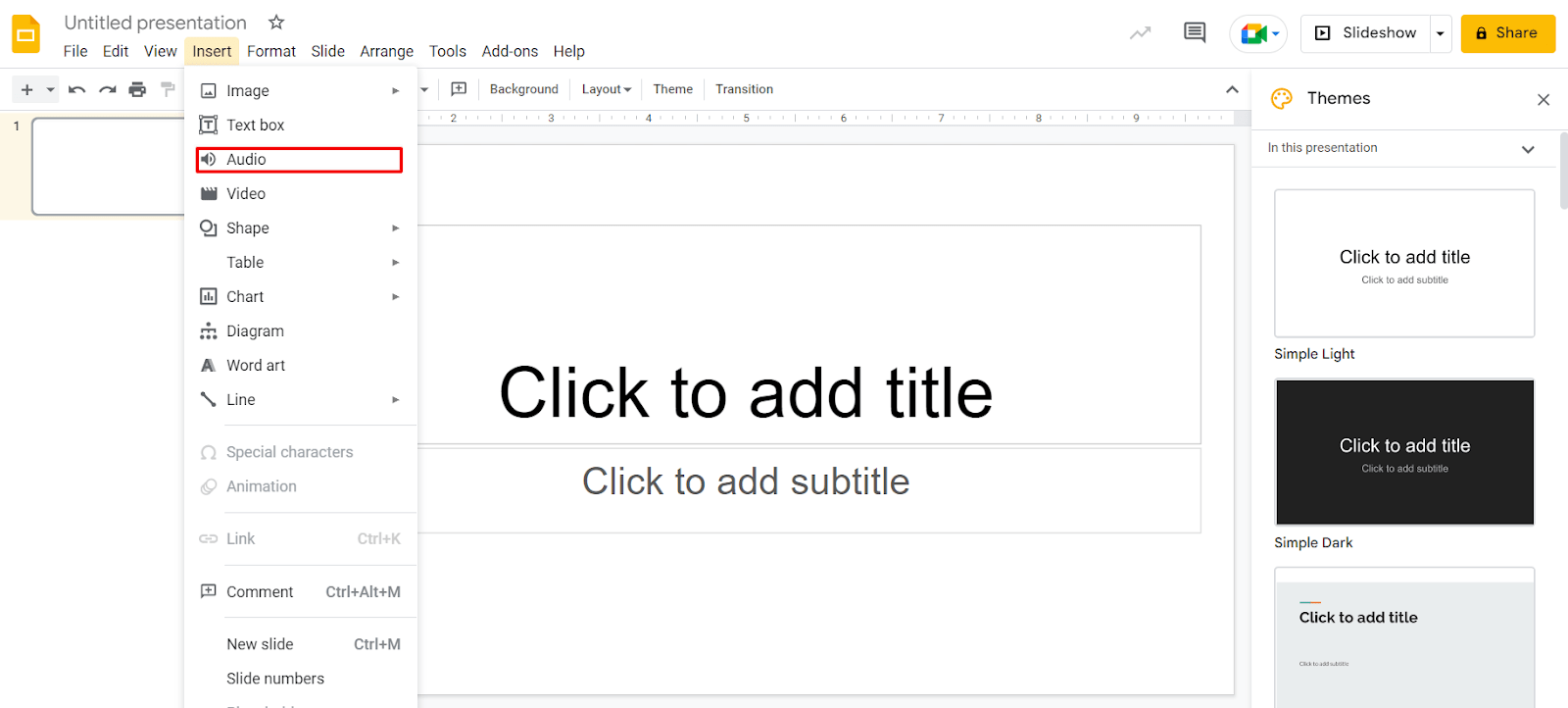 Insert Music To Google Drive