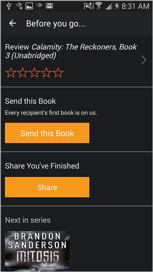 Share Audible Books Using Send This Book Feature