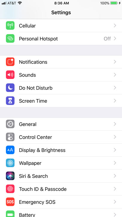 Reset The Settings of iPhone