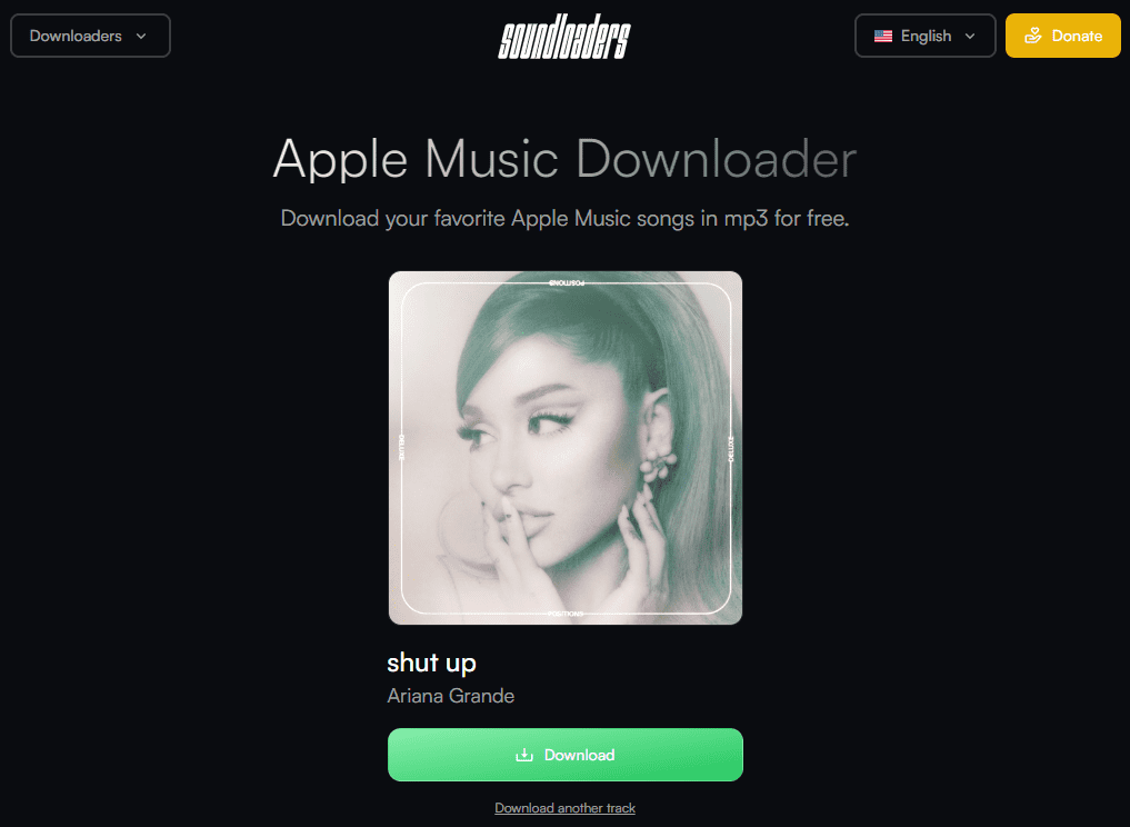Downloader de Soundloaders para Apple Music