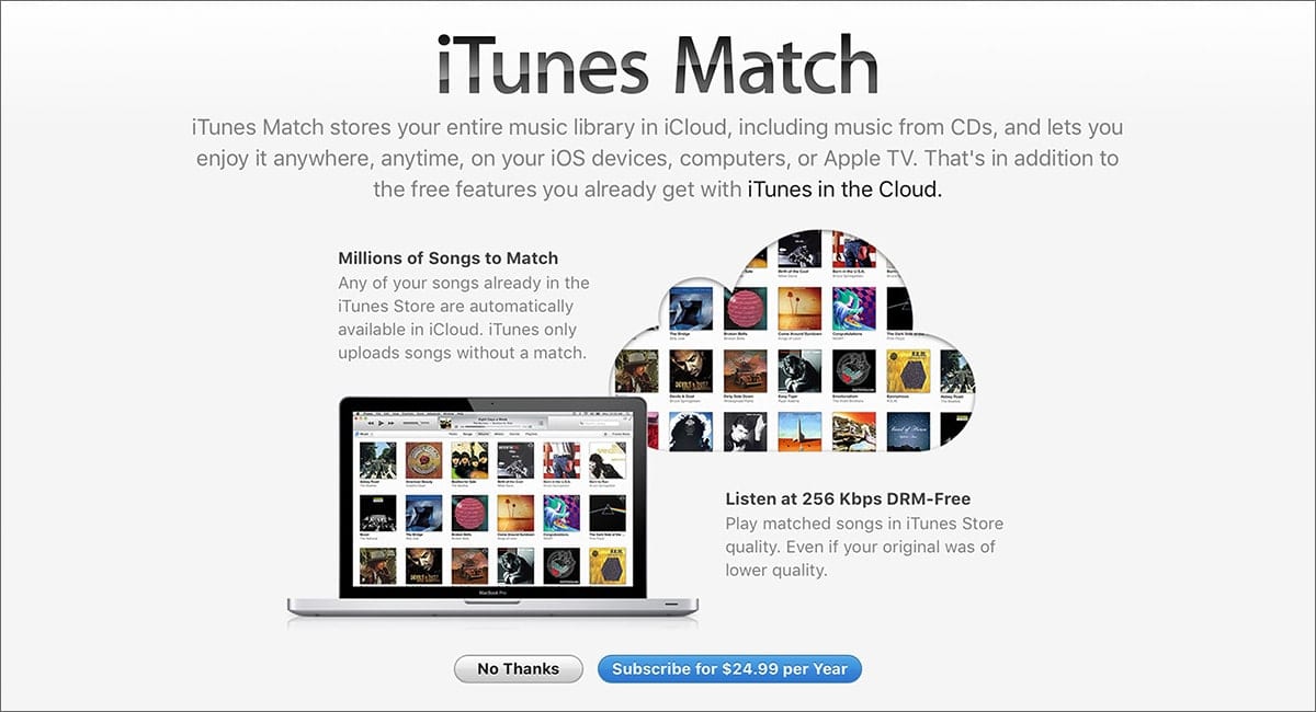 Subscribe To iTunes Match