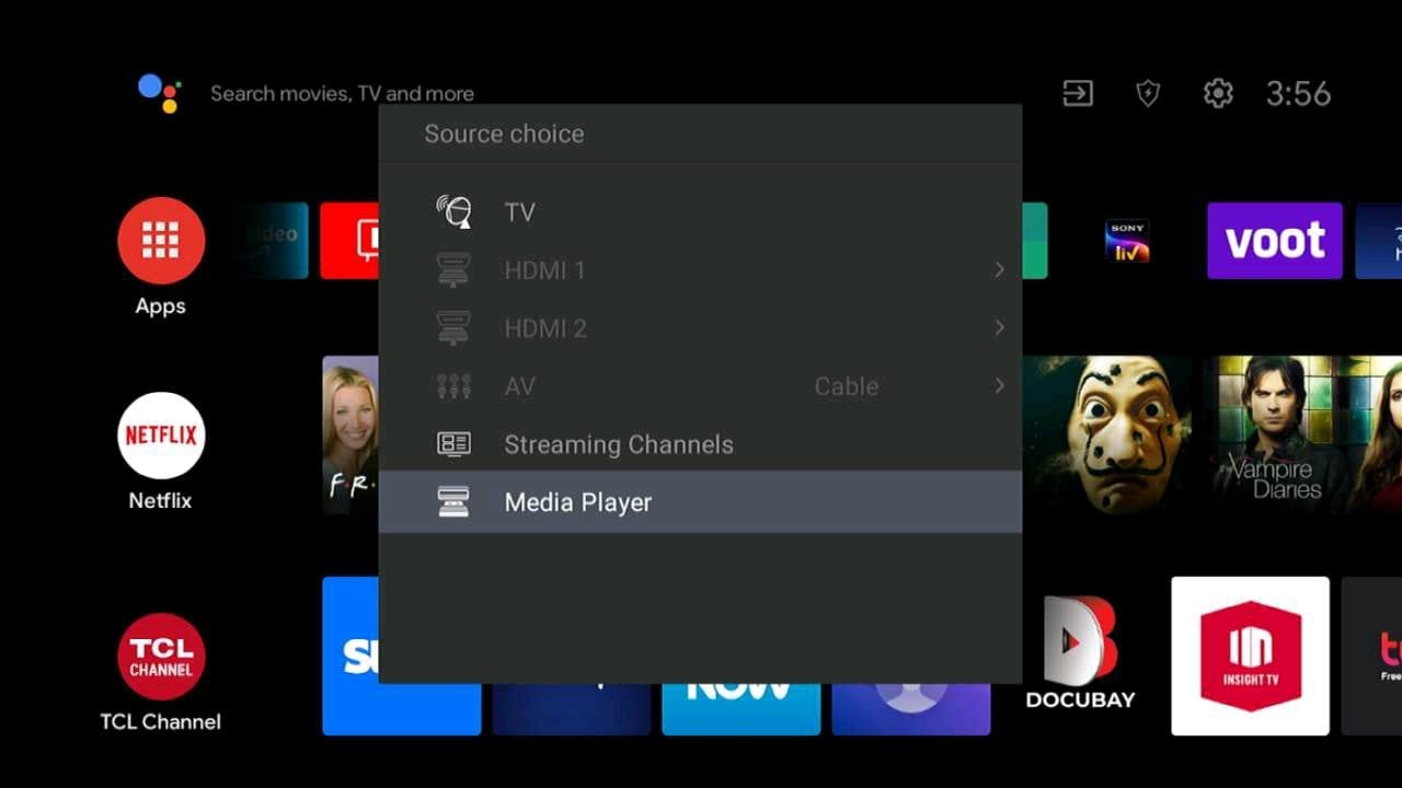 Android TV USB-Mediaplayer