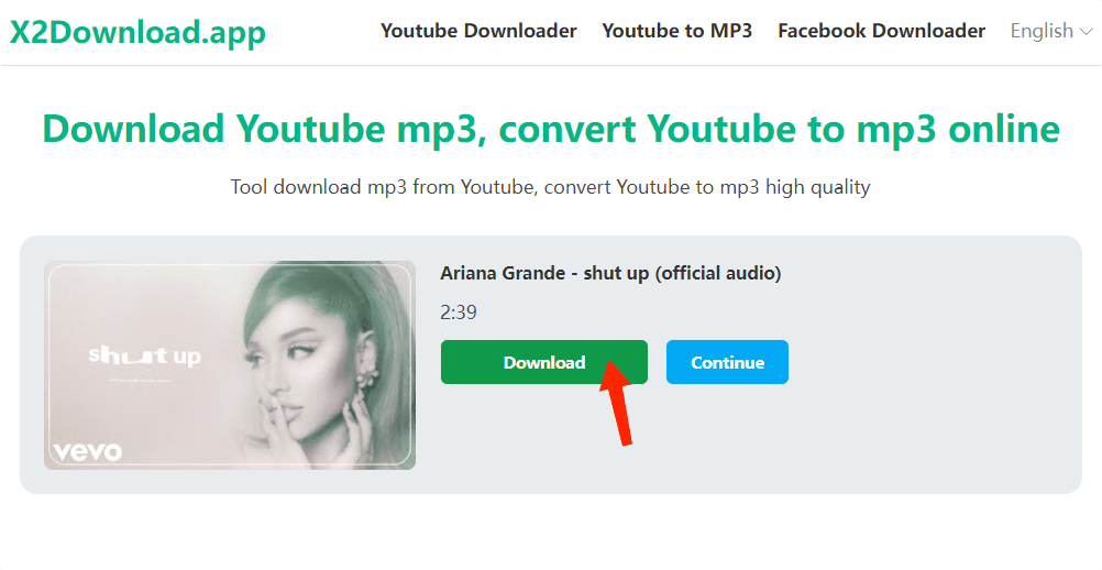 Música MP3 do YouTube