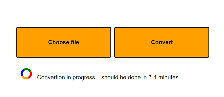 Convertion In Progress