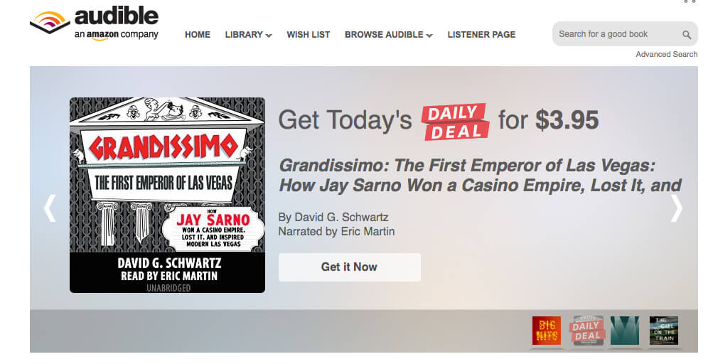 Audible Books Daily Deals