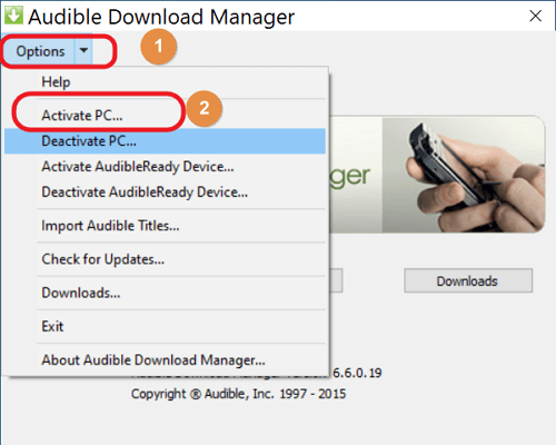 Holen Sie sich den Audible-Download-Manager